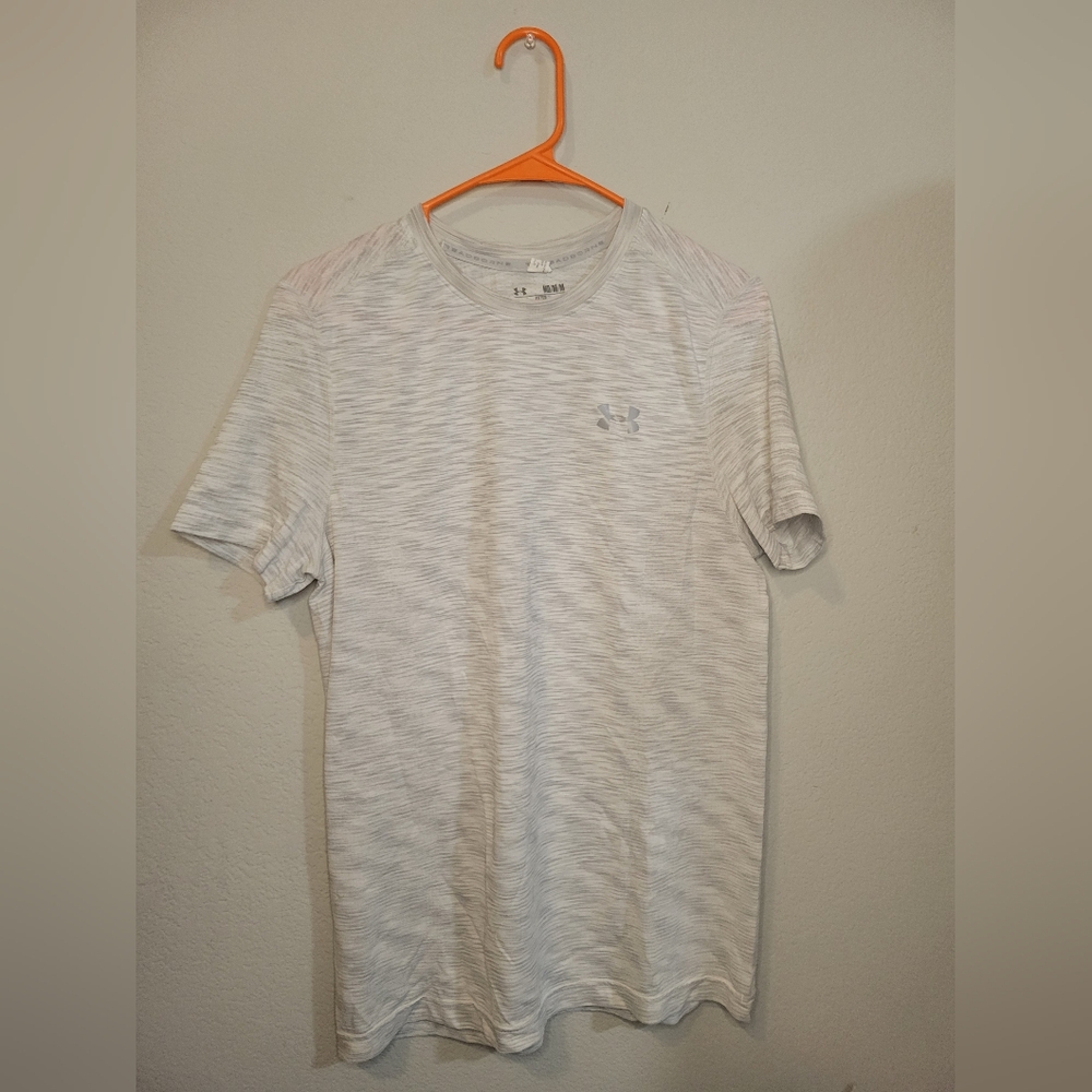 Under Armour White Short Sleeve Tee